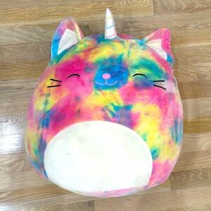 Squishmallow Large 16 inch Tie Dye Caticorn